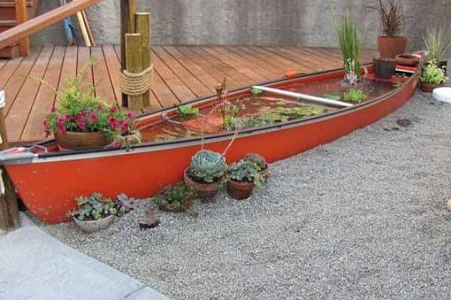 Het is praktisch voor eigenaren van bootcontainertuinen om de beschikbare middelen te gebruiken