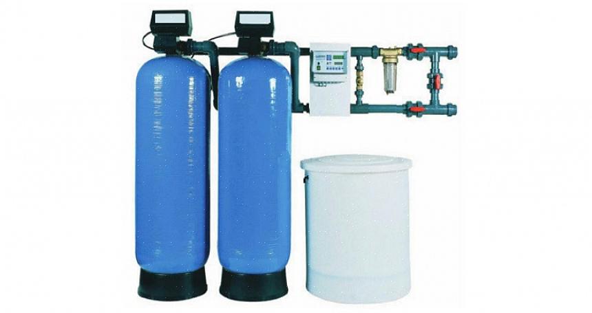 Het systeem verspilt geen water omdat er geen regeneratiecyclus is
