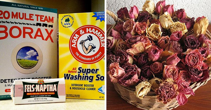 Trekt langzaam het vocht uit de bloemen
