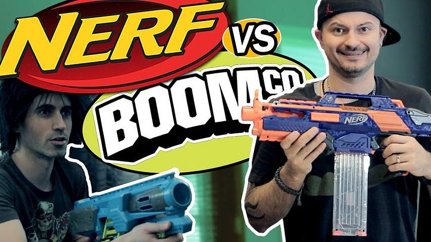 En BOOMco-darts vliegen ook niet zo snel als vergelijkbare Nerf-producten