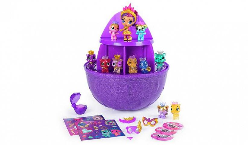 Proost op het vinden van een Hatchimals-speeltje
