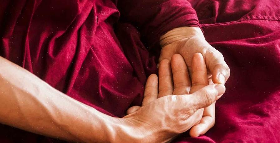De beste plaatsing van feng shui voor een afbeelding van de Boeddha die de vitarka mudra maakt