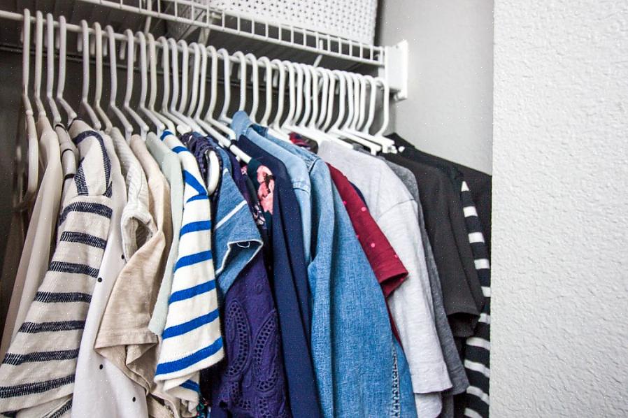 Of maandelijks als u in een appartement woont met beperkte kastruimte