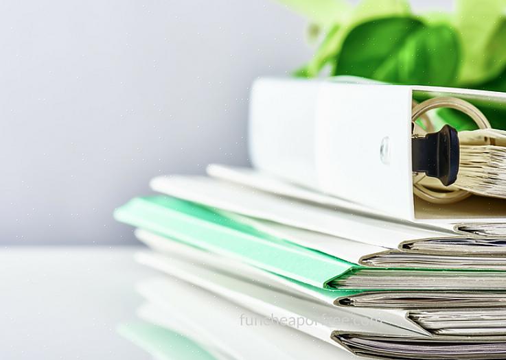 Als uw overtollige papieren van de soort "dit kan belangrijk zijn" zijn