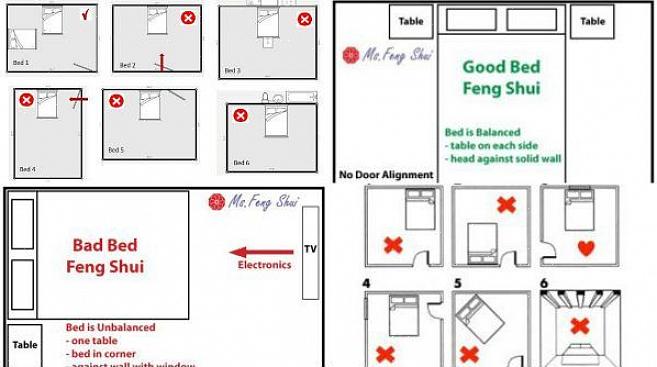 Om goede feng shui-energie in je slaapkamer te creëren