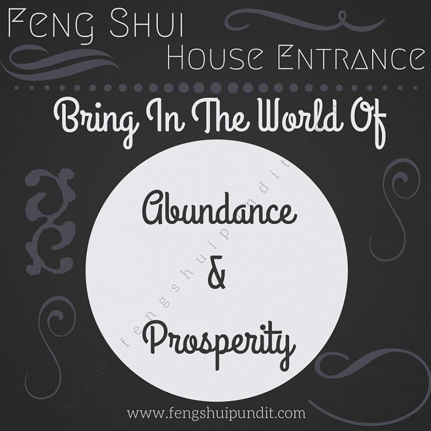 De feng shui-kleur van diep water