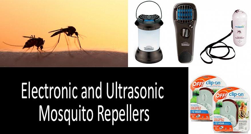 Andere citronella-uitzendende apparaten in open ruimtes niet effectief zijn