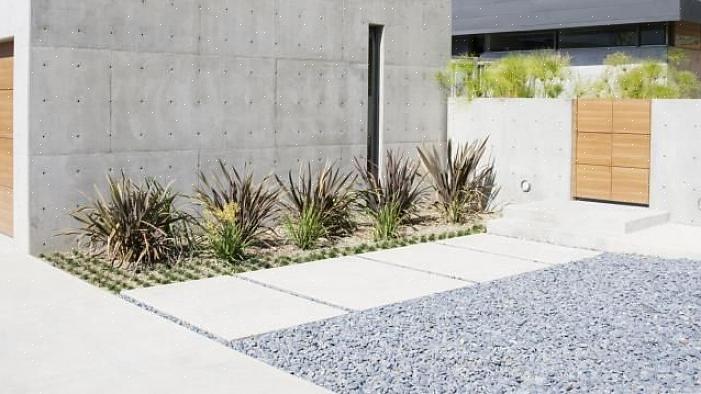 Droogtebestendig modern geprefabriceerd betonnen looppadontwerp