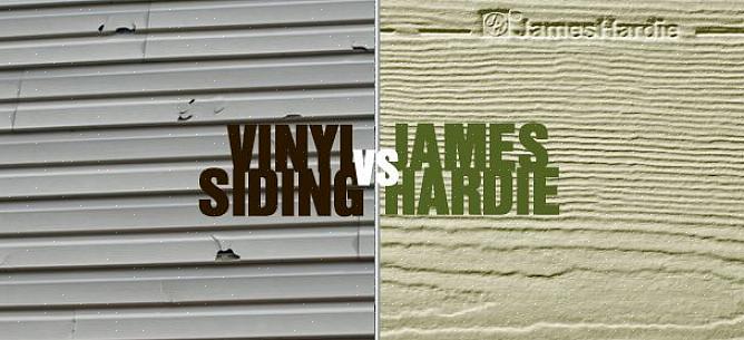 Vinyl gevelbeplating heeft meestal een houtachtig reliëf