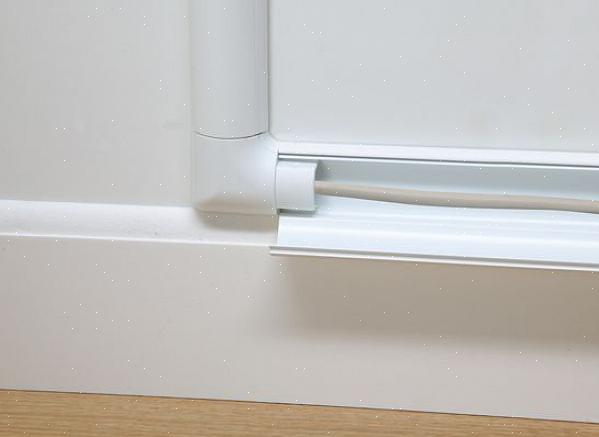 Bij nieuwbouwwoningen kunnen de muren beginnen als open muren waar een elektrische draad doorheen moet lopen