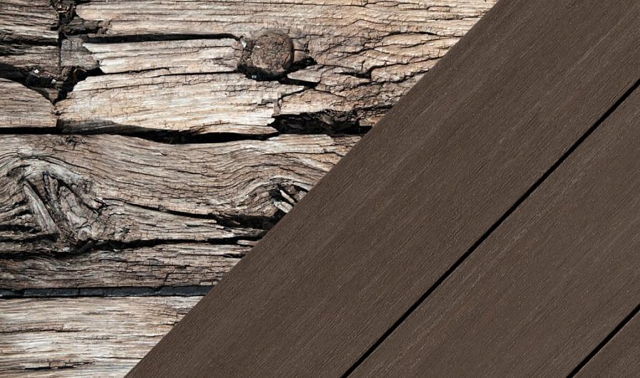 PVC-terrasplanken lijken het minst op hout