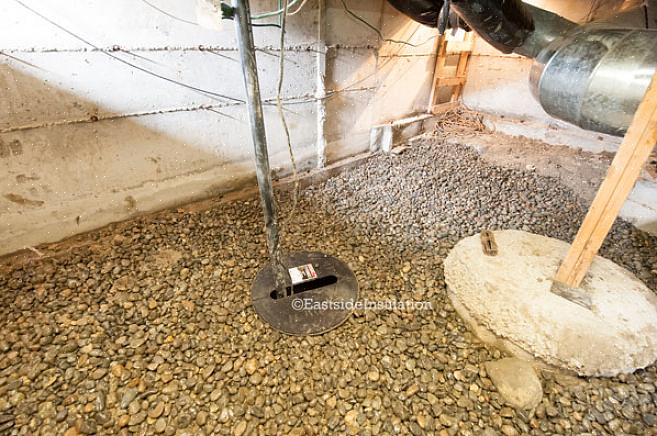Het installeren van een opvangpomp kan een effectieve manier zijn om te voorkomen dat water zich ophoopt
