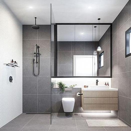 Zorgen ervoor dat een kleine badkamer warm