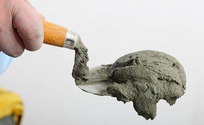 Mortel is samengesteld uit cement