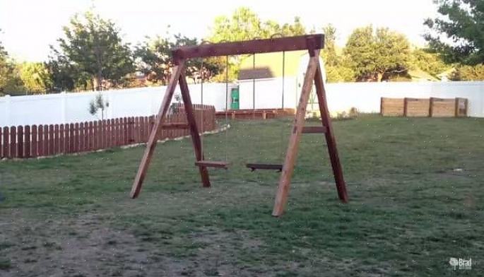 Deze schommel is ongeveer 7 meter