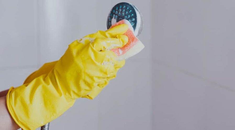 Hoe vaak u uw douche moet schoonmaken