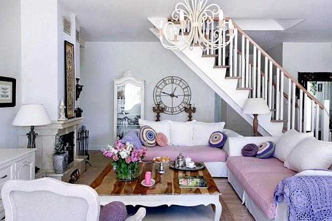 Shabby chic is een comfortabele