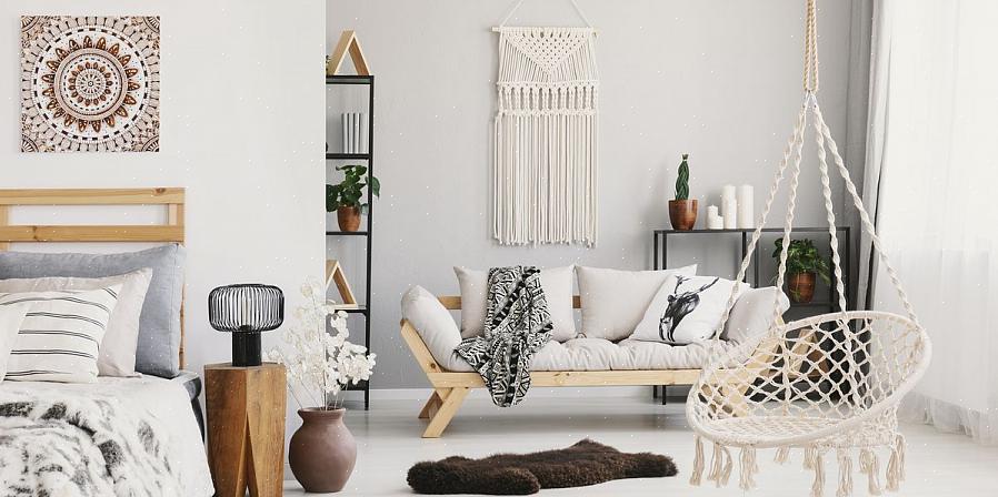 De moderne boho-chique look is eclectisch