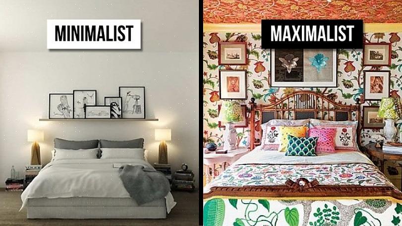 Maximalisme gaat meer over design en bevat kleuren