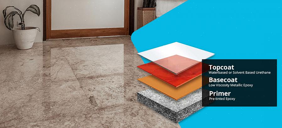 Een echte epoxy vloercoating is altijd een tweedelig product dat harsen plus verharder / activator bevat