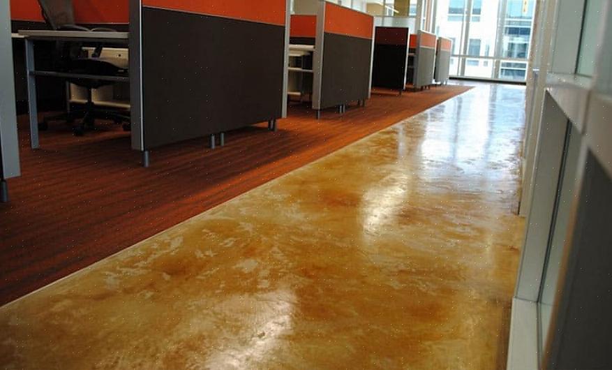 Geven ze kleur door simpelweg in het beton te dringen