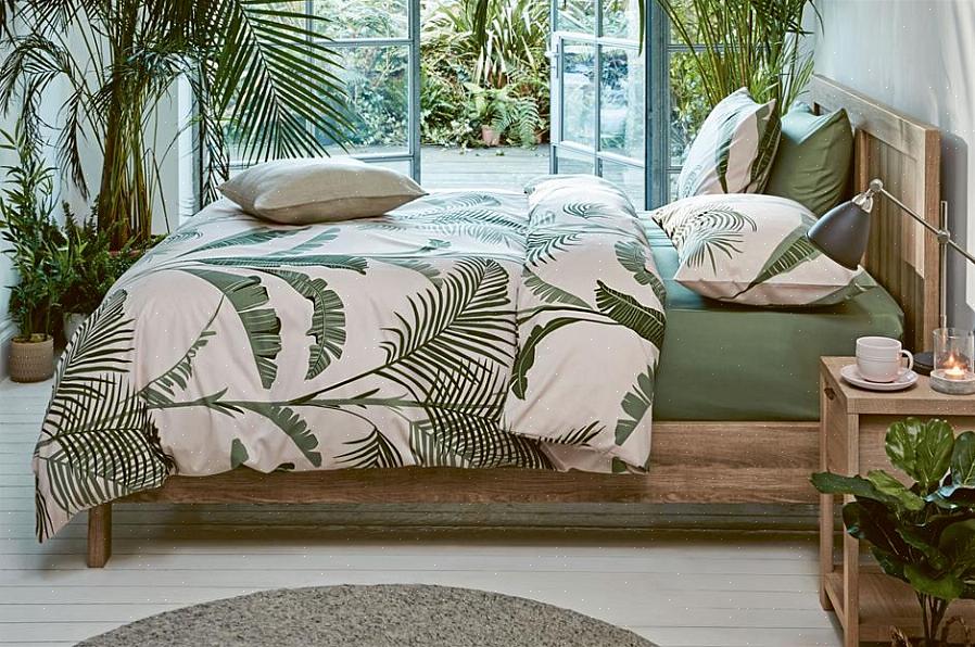 Een slaapkamer verfraaien met een botanisch thema