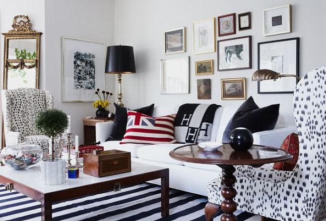 In moderne huizen is de woonkamer vaak een "grote kamer" die grenst aan de keuken