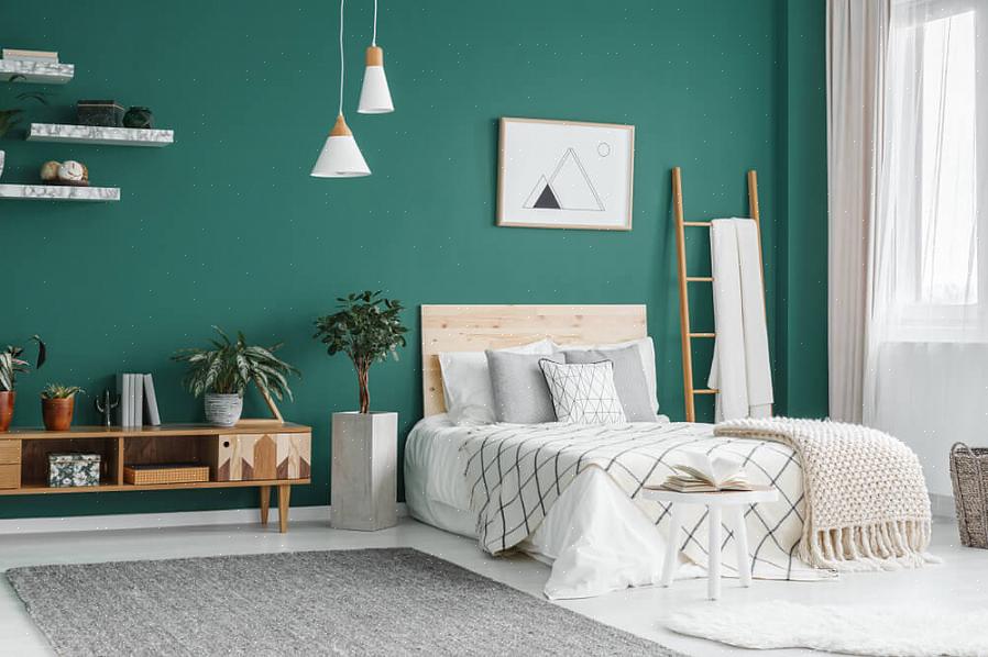In een kamer lijken koele kleuren te verdwijnen