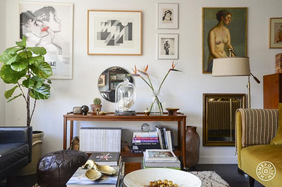 Binnen Het stijlvolle interieur van een homepolish editor
