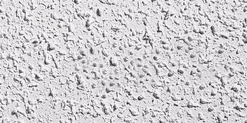 Hoe u de textuur van het popcornplafond behandelt