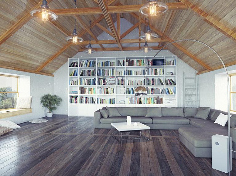 De ijzerhandel kan ook een muur of twee goedkope boekenkasten opleveren als u kiest voor metalen planken