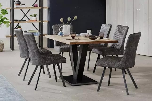 Dit is verreweg de meest voorkomende vorm voor een eettafel