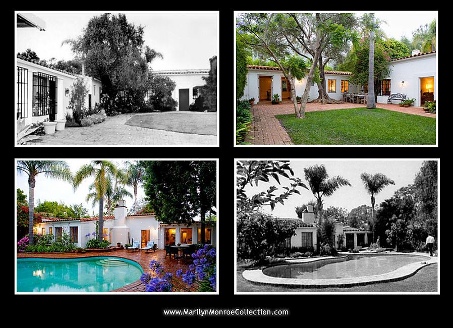 Marilyn Monroe woonde ongeveer zes maanden in haar Brentwood-huis in Los Angeles voordat haar leven in 1962