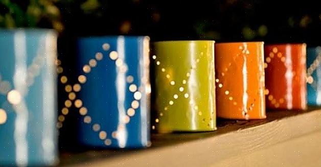 Dit project is de perfecte toepassing voor koffieblikken die geen deksel meer