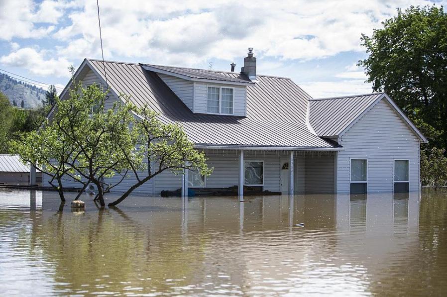 Door het huis snel droog te krijgen
