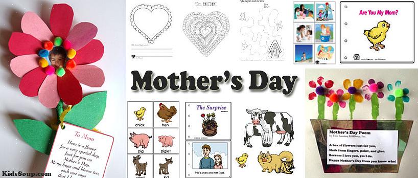 Schrijf voor het Moederdagfeest verschillende dingen op die je de komende dagen of weken voor mama gaat doen