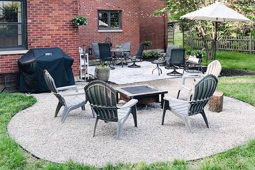 Eenvoudige materialen om voor een terras te gebruiken