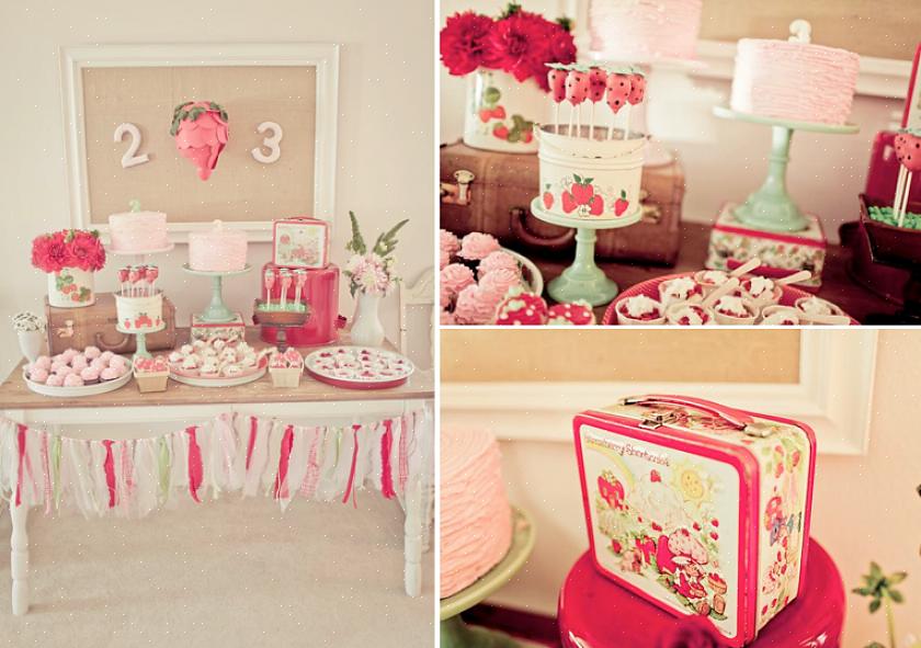 Waardoor het Strawberry Shortcake-feestthema een populaire keuze is onder jonge jarige meisjes