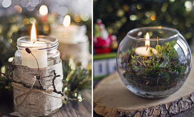 Als je wilt decoreren met natuurlijke kerstversieringen