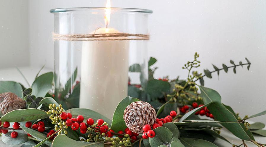 Als je van natuurlijke kerstversieringen