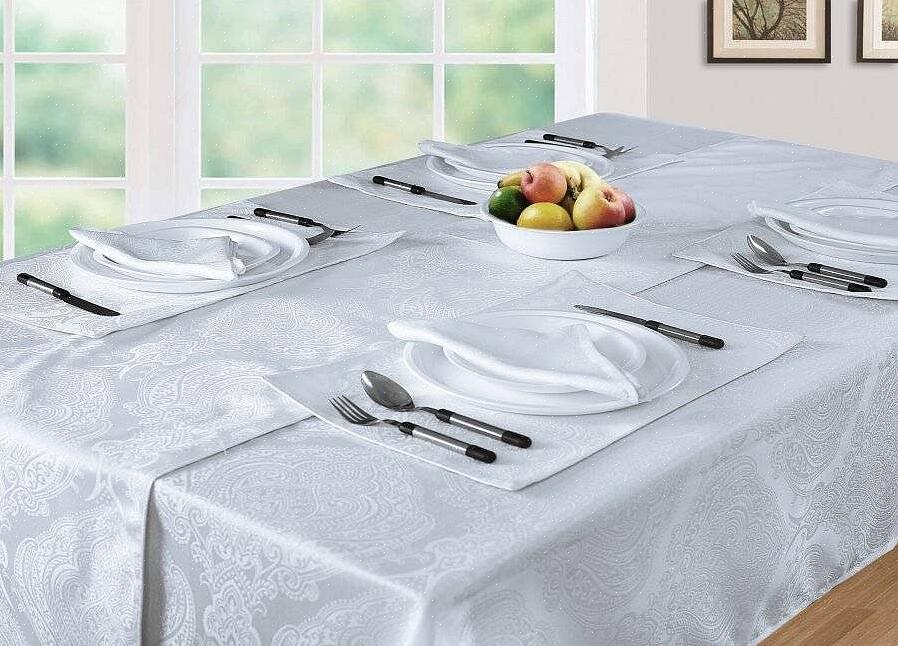 Vraagt u zich wel eens af wat u met uw servet moet doen tijdens een etentje of in een goed restaurant