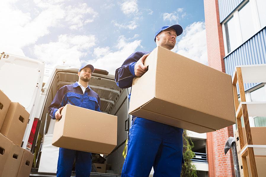 U kunt een uitpakservice inhuren om het werk voor u te doen
