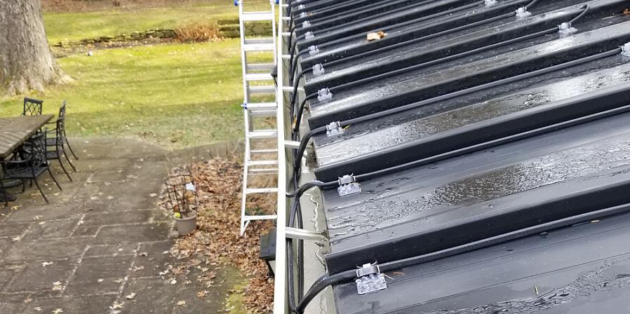 Goten wordt gebruikt om ijsvorming te voorkomen