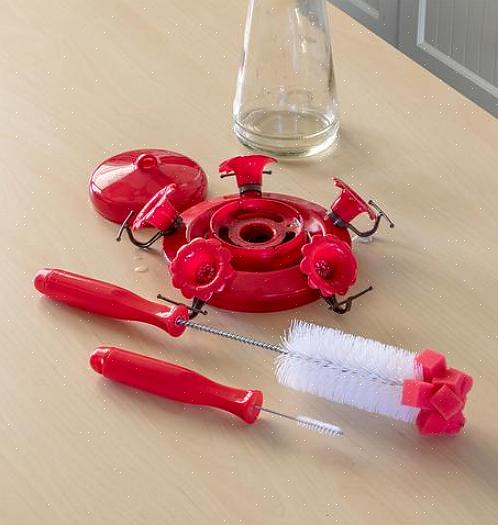 Hang deze op een plek die zichtbaar is voor kolibries