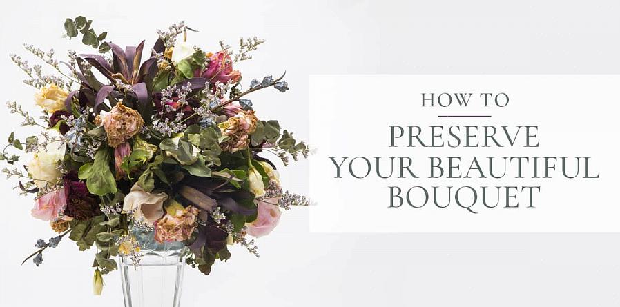 Maar de waterdroogmethode helpt de bloemen hun kleur te behouden