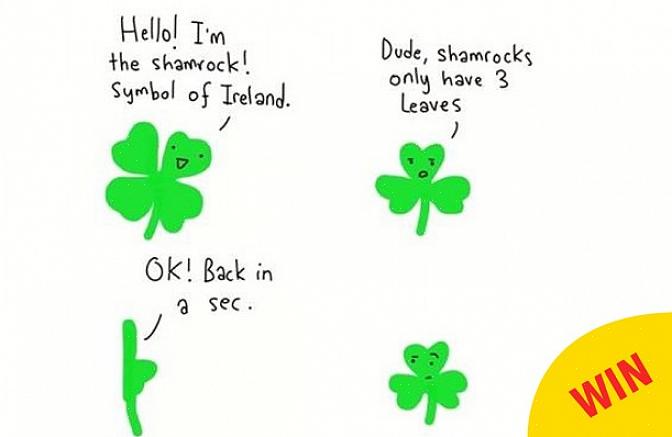 De gedachte aan Ierse klavers roept net zo goed visioenen op van het groene landschap van het Smaragdgroene