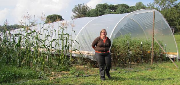 Hoge tunnels worden over het algemeen beschouwd als vergankelijke constructies