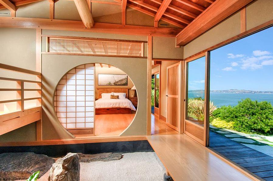 Kasten in Japanse Tansu-stijl zijn een ander veelgebruikt meubelstuk dat in Aziatische slaapkamers