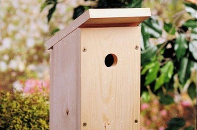 Basic vogelhuisje is zeer praktisch qua vorm