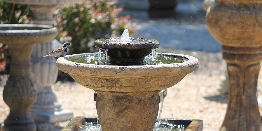 Waardoor het schoonmaken van wintervogelbaden tot een minimum wordt beperkt